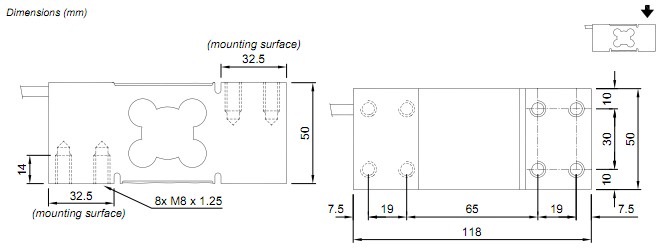 LAUMAS PEC-150KG稱重傳感器 LAUMAS PEC-150KG稱重傳感器
